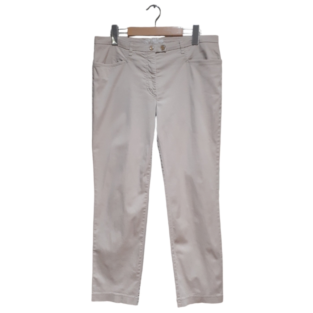 Cambio Women's Selma Short Pants Beige Size 10
